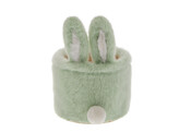  Fluffy Ears  basket with ears smokey green
