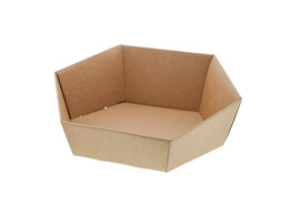 Box hexagonal  Avana  29 x 23 cm kraft