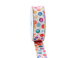 Ruban satin  Party time  25mm x 20m couleur 140
