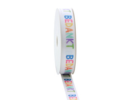 Ruban satin  Party time  BEDANKT 15mm x 20m couleur 140