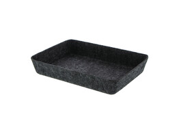  Seamless  panier en feutre 28 x 20 cm anthracite