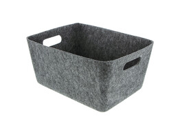  Seamless  panier en feutre avec 2 poignees GM anthracite