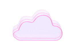 Plexi cloud light pink