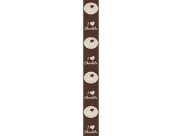 OB Banner  I love chocolate  25 x 245 cm