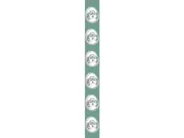 OB Banner  Bunny Genius  smokey green 25 x 245 cm