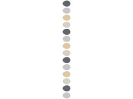 OO Banner egg grey - earth tones 25 x 245 cm