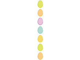 OO Banner  Egg-design  25 x 245 cm