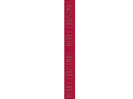 OB Banner Merry Christmas 25 x 245 cm bordeaux