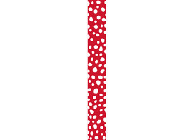 OB Banner  Snowball  25 x 245 cm rood