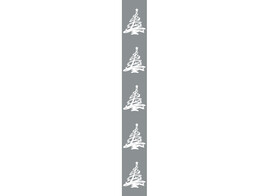 OB Banner  Tree-O  boom verticaal 25 x 245 cm grijs