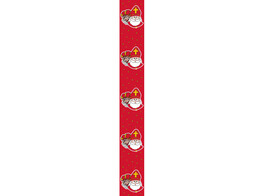 OB Banner Sint  City    Roetpiet  verticaal 25 x 245 cm rood