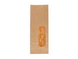 Zakje OPP/Kraft 105 65X275mm met venster