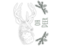Raamsticker blinkend  Oh Deer 