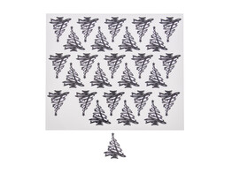 Sticker blinkend  Tree-O  dennenboom zwart KM