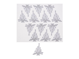 Sticker blinkend  Tree-O  dennenboom grijs GM