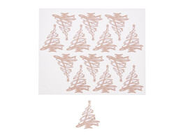 Sticker blinkend  Tree-O  dennenboom rose goud GM