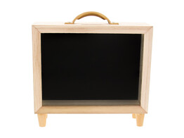 OO TV-money box neutral with black chalkboard LM