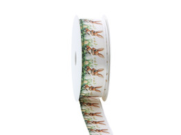 Band mit Drahtkante Bunny  Caramel  25mmx20m Farbe 140