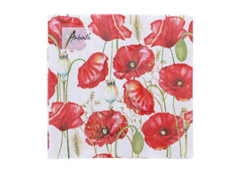 Serviette Poppy all over 33cm x 33cm