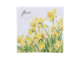 Serviette Golden daffodils 25cm x 25cm