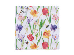 Serviette Flowers in spring 33cm x 33cm
