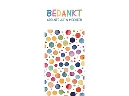 SC Banniere  Party time  BEDANKT ...... maxi 50 x122 5 cm