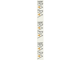 AB Banner  PAPA Gentleman  mit Text SUPER PAPA 25 x 245 cm