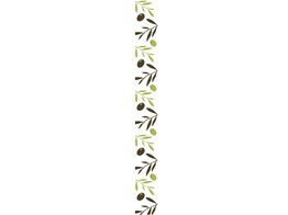 AB Banner  Olive  vertikal 25 x 245 cm