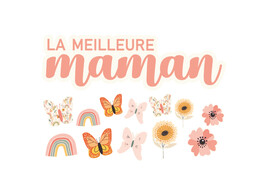 Glanzender Fenstersticker  Daydream  la meilleure maman