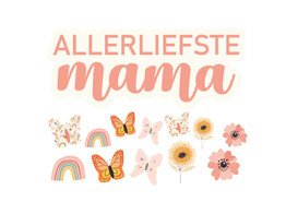 Fenstersticker glanzend  Daydream  allerliefste mama
