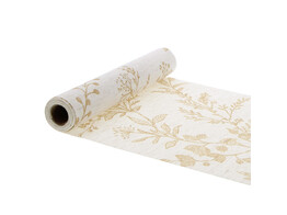Banner / Table runner Botanique 280 mm x 2 5 m color 72 cream