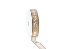 Band mit Draht puff  Sparkle  La meilleure MAMAN 15mmx20m Farbe 460 gold