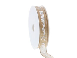 Band mit Draht puff  Sparkle  La meilleure MAMAN 15mmx20m Farbe 460 gold