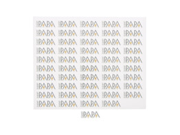 Autocollant brillant  Gentleman  Super PAPA PM