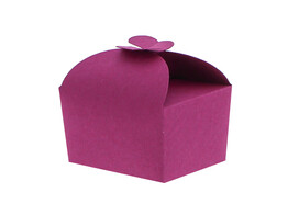 Schachtel mit Schmetterlingsverschluss 250 g  Natura  fuchsia