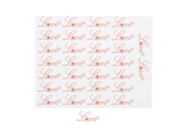 Glanzender Sticker  Daydream  Love KM