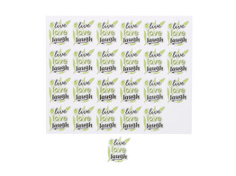 Sticker glossy  Olive  Live - Love - Laugh SM