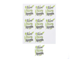 Sticker glossy  Olive  Live - Love - Laugh LM