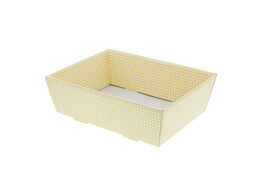 Basket  Quadreaux  23 x 17 x 8 cm yellow