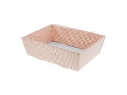 Basket  Quadreaux  23 x 17 x 8 cm nude