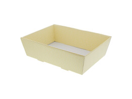 Basket  Quadreaux  29 x 21 x 9 cm yellow