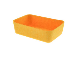  Seamless  Filzkorb 20 5 x 14 cm gelb