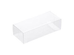 PET rectangular box 7 x 3 x 2cm without cardboard